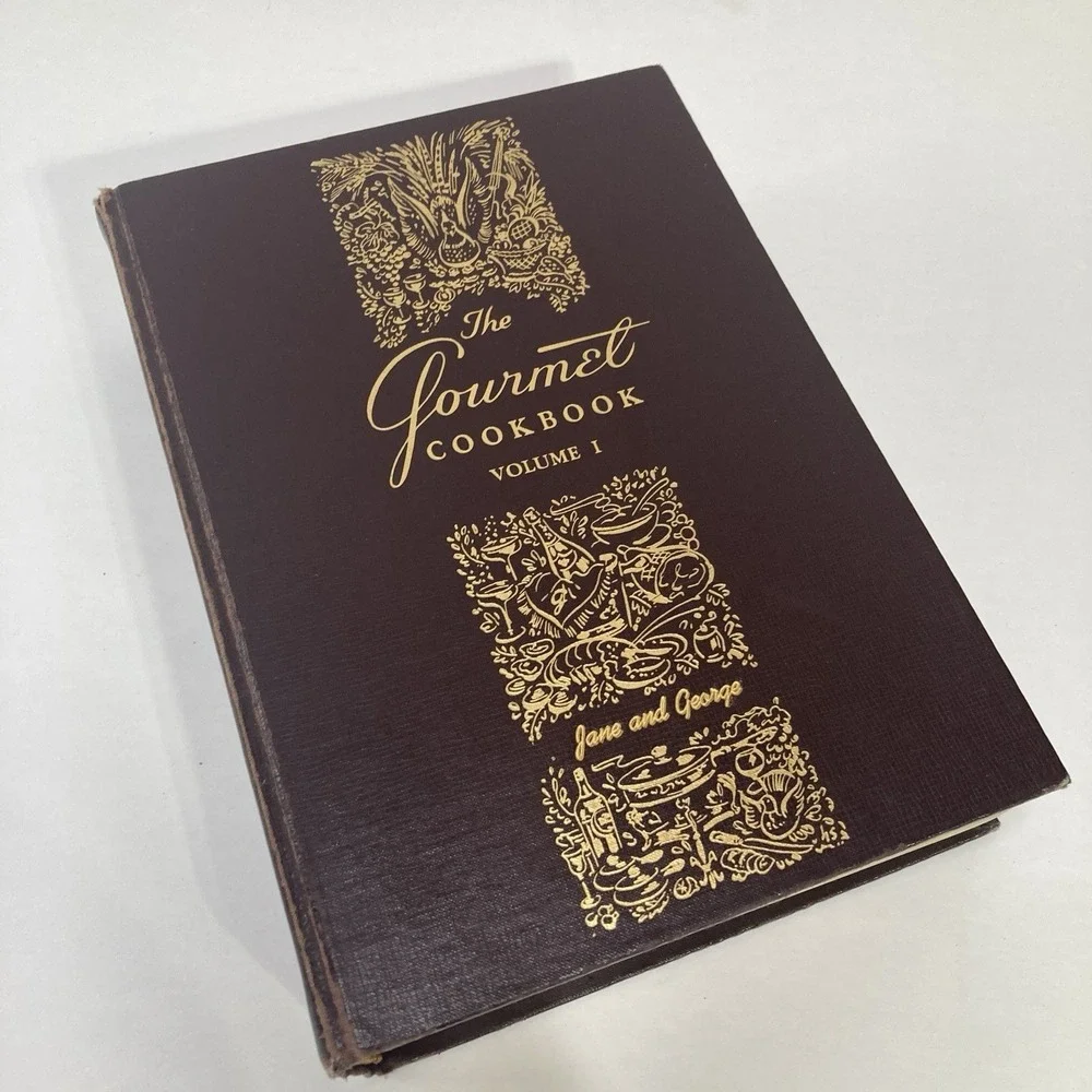 The Gourmet‎ Cookbook Volume 1 Vintage 1957 Hardcover Book USA